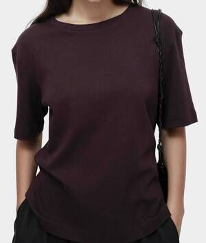 NEW MIJEONG PARK oversized t-shirt in dark brown